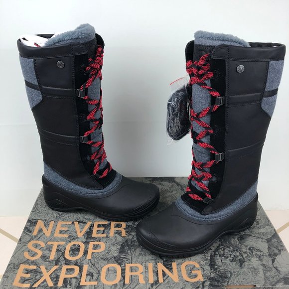 north face shellista tall boots